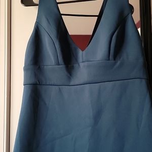 Bodycon teal dress